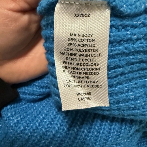 BP Vibrant Blue‎ Knit Crew Neck Sweater - Picture 5 of 5